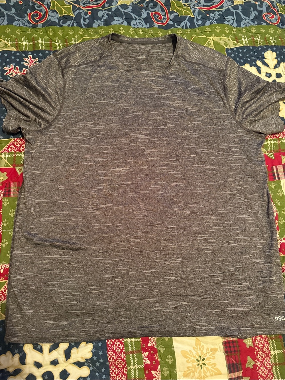 DSG Men's Heather Grey Performance Tee - Gray